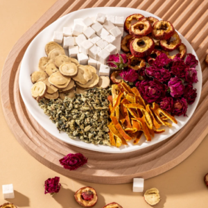 Poria Cocos Hawthorn Rose Tangerine Herbal Tea